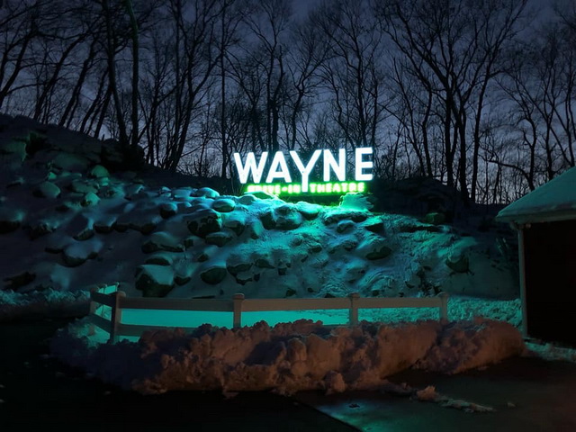 Wayne Drive-In Theatre - Old Wayne Neon Sign (newer photo)